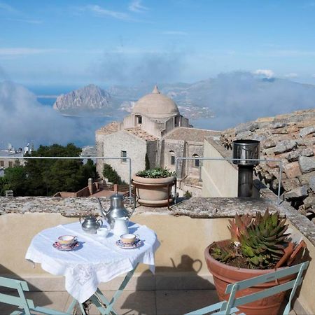 Casa Cattauro Camere Vista Cielo Erice Buitenkant foto