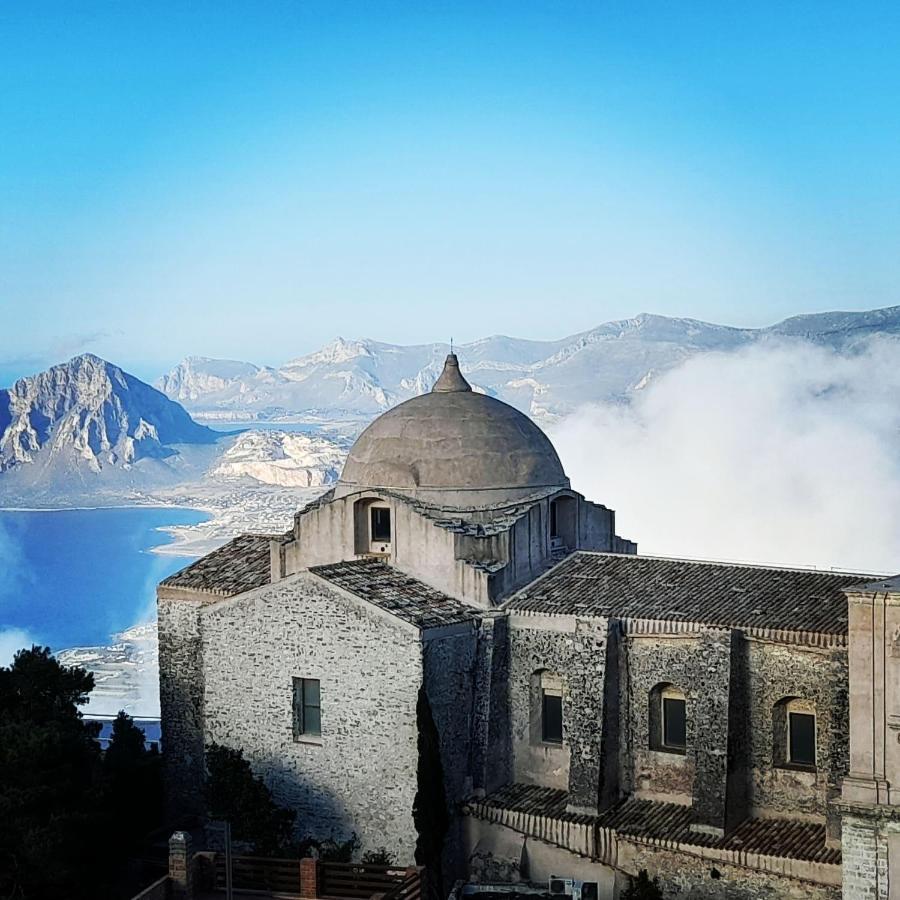 Casa Cattauro Camere Vista Cielo Erice Buitenkant foto