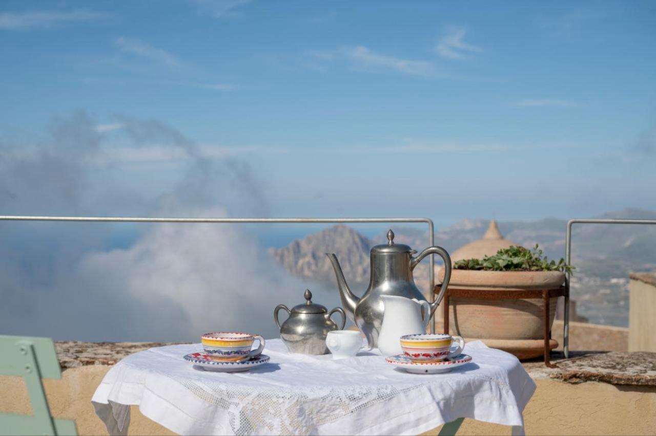 Casa Cattauro Camere Vista Cielo Erice Buitenkant foto